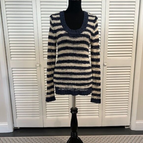 Rag and Bone, 2 Color, Texture Striped Sweater - Picture 1 of 6